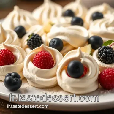 Mini Pavlovas &Eacute;clairs: D&eacute;lice Express en un Clin d'Oeil! Fiche recette