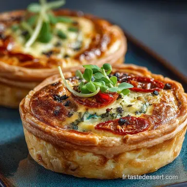 MiniQuiches Express Le Secret des Restes de P&acirc;te Bris&eacute;e R&eacute;invent&eacute;s Fiche recette