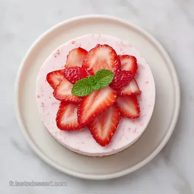 Mousse Fraise L&eacute;g&egrave;re pour 4 Personnes Fiche recette