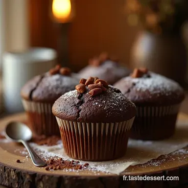 Muffins au Chocolat Moelleux La Recette Intense et Facile Fiche recette