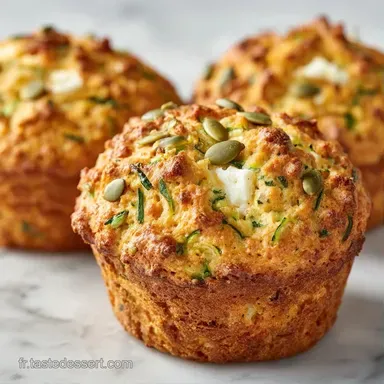 Muffins Courgette Ch&egrave;vre Moelleux Fiche recette