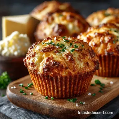 Muffins sal&eacute;s au thon Gruy&egrave;re lastuce pour un moelleux inratable Fiche recette