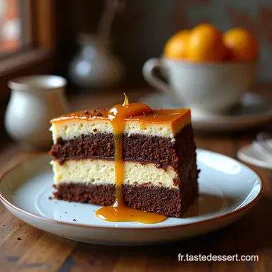 Naked Cake Chocolat Vanille Caramel Mon Secret Rustique Fiche recette