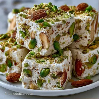 Nougat Glac&eacute; D'&Eacute;t&eacute; pour 6 Personnes Fiche recette
