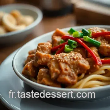 Nouilles Chinoises au Poulet Express: Voyage Gourmand Facile! Fiche recette