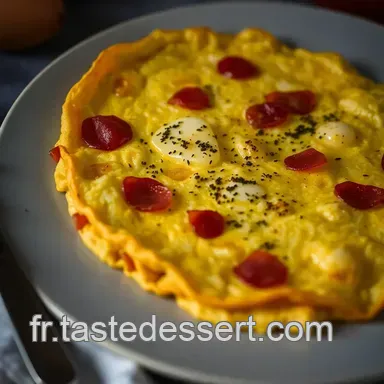 Recette Omelette au Jambon: Facile et D&eacute;licieuse pour Tous! Fiche recette