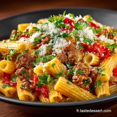 One Pot Pasta à la Viande Hachée Express Moins de Vaisselle Max de Saveur Fiche recette