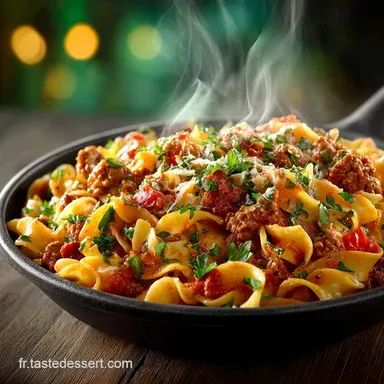 One Pot Pasta &agrave; la Viande Hach&eacute;e Express Moins de Vaisselle Max de Saveur