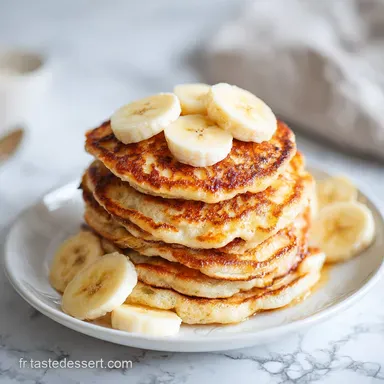 Pancakes &agrave; la Banane en 20 Minutes pour un Petit-D&eacute;jeuner Healthy Fiche recette