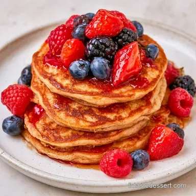 Pancakes Avoine Fruits Rouges en 20 Min Fiche recette