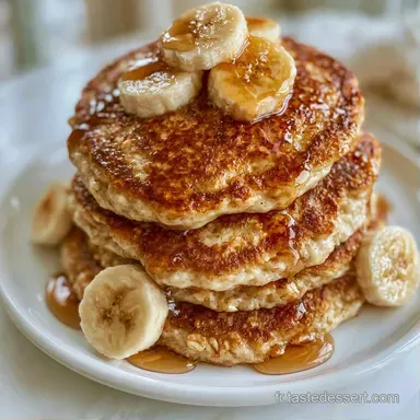 Pancakes Banane Flocons Avoine en 15 Min Fiche recette