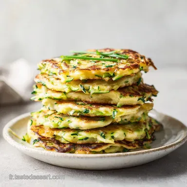 Pancakes Sal&eacute;s &agrave; la Courgette en 30 Min Fiche recette