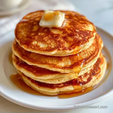 Pancakes Simples De Grandm&egrave;re en 20 Min Fiche recette