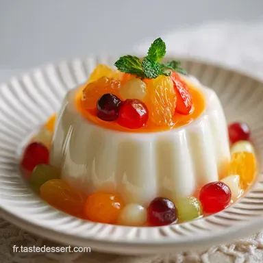 Recette Panna Cotta Agar Agar Pour 4 Servings Fiche recette