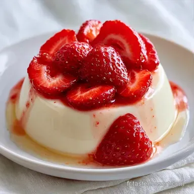 Panna Cotta Fraise &agrave; l'Agar-Agar Fiche recette