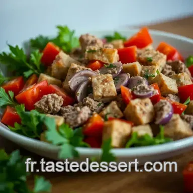 Panzanella de Veau: Mon Secret pour une Salade Estivale Parfaite! Fiche recette