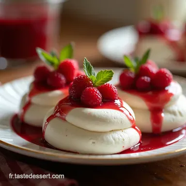 Pavlovas Individuelles aux Fruits Rouges Ma Recette Facile Fiche recette