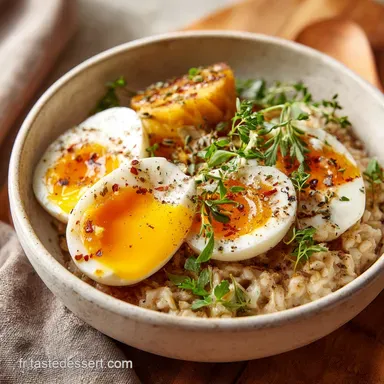 Healthy Breakfast: Recette Umami aux Légumes Croquants Fiche recette