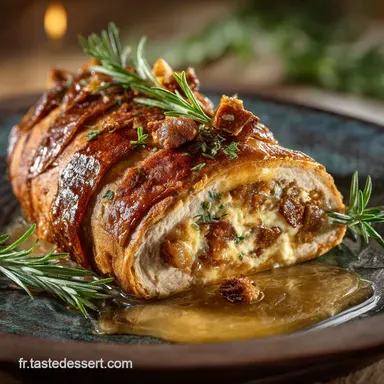 Pintade Farcie aux Marrons Le Repas de No&euml;l Chic et Inoubliable