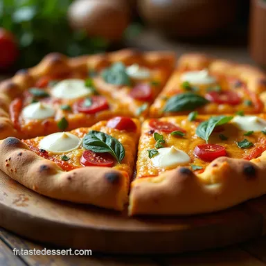 La Meilleure Pizza Quatre Fromages Maison &agrave; Cro&ucirc;te Croustillante Fiche recette