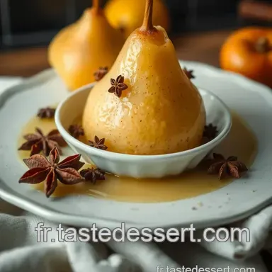 Poire aux &Eacute;pices: Dessert Aromatique Facile pour Vos Soir&eacute;es d'Automne Fiche recette