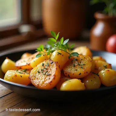 Poles de Patates Douces Saut&eacute;es Faciles &agrave; lAil et Thym Fiche recette
