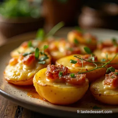 Recette Pommes de Terre Farcies aux Lardons et Fromage Fondant Fiche recette