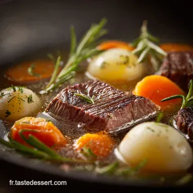 Potaufeu de b&oelig;uf: la recette traditionnelle pour un bouillon dor Fiche recette