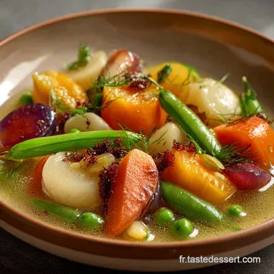 Potaufeu de l&eacute;gumes Le Bouillon dOr V&eacute;g&eacute;tal Tradition Fran&ccedil;aise Fiche recette