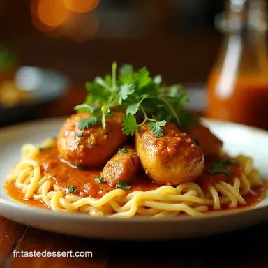Poulet au Curry Tha&iuml; Un D&eacute;lice Exotique Facile Fiche recette