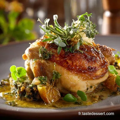 Poulet Rôti Minute Provençal LIdée de Repas Simple et Savoureuse Fiche recette