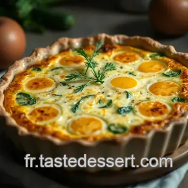 Recette Facile de Quiche aux Courgettes: Un D&eacute;lice Familial Fiche recette