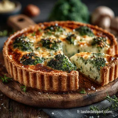 Recette Quiche Brocolis Chèvre Noisette Maison Authentique et Croustillante Fiche recette