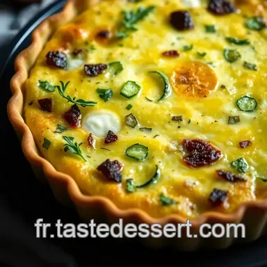 Quiche Courgette Ch&egrave;vre: La Recette Estivale Facile! ☀️ Fiche recette