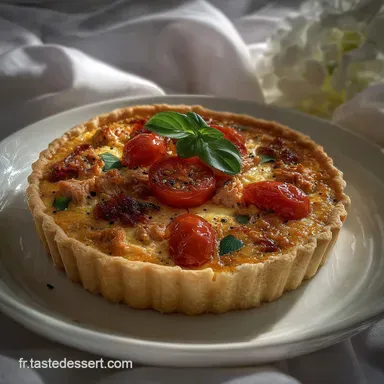 Quiche Thon Tomates Et Moutarde : La Recette Croustillante Fiche recette