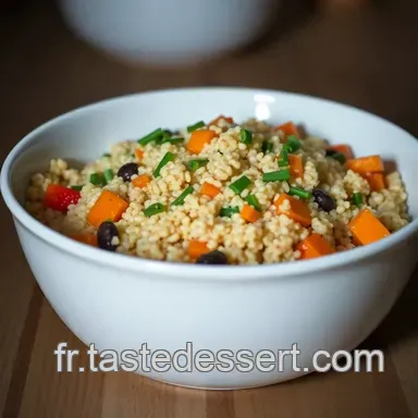Quinoa aux Légumes Sautés : repas équilibré pas cher pour semaine Fiche recette