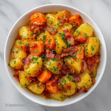 Rago&ucirc;t De Pommes De Terre Au Lard Pour 4 Fiche recette