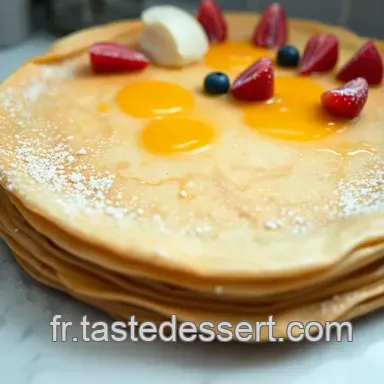 Crêpe Cake Facile, Pas besoin d être pro! Mon secret arc-en-ciel Fiche recette