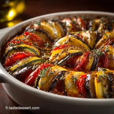 Ratatouille Provençale Traditionnelle Cuisson séparée pour saveur maximale Fiche recette