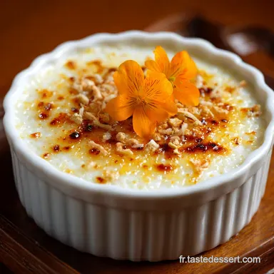 Riz au Lait à la Fleur dOranger et Vanille Recette Crémée Inratable Fiche recette