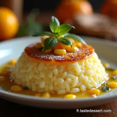 Riz au Lait Vanille Cl&eacute;mentines Mon Secret Onctueux Fiche recette