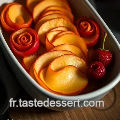 Roses aux Pommes Feuillet&eacute;es : Un Dessert Bluffant Facile ! Fiche recette
