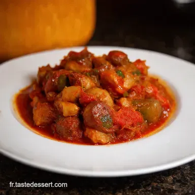 Recette Rougail Saucisse R&eacute;unionnais Facile Mon Secret Fiche recette