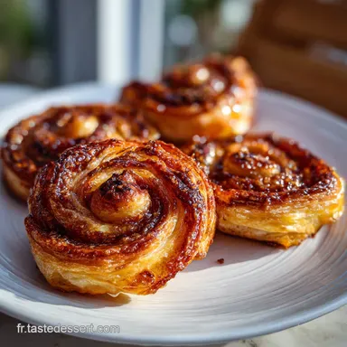 Roul&eacute;s Feuillet&eacute;s aux Pommes en 35 Minutes Fiche recette