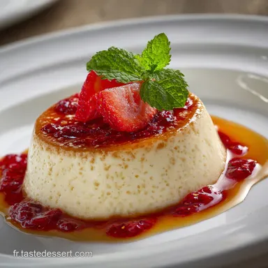 Rozata de Dubrovnik Recette de la Crème Renversée Croate soyeuse Fiche recette