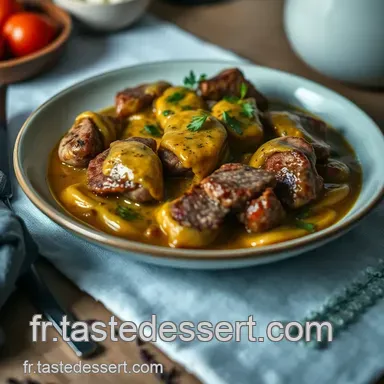 Rumsteck &agrave; la Moutarde : Ma Recette Facile et Savoureuse Fiche recette