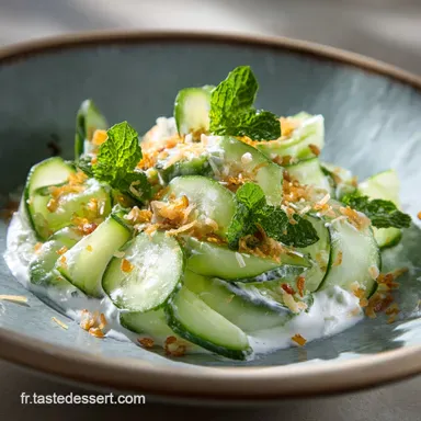 Salade concombre coco la recette fra&icirc;cheur cr&eacute;meuse et rapide de l&eacute;t&eacute; Fiche recette