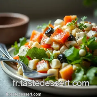 Salade Cr&eacute;toise Horiatiki : Ma recette r&eacute;gime cr&eacute;tois ensoleill&eacute;e ! Fiche recette