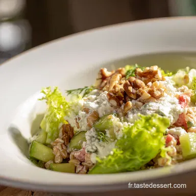 Salade d'Orge: Ma Recette Fra&icirc;che et Facile! Fiche recette