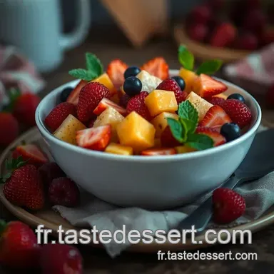 Salade de Fruits &agrave; la Fran&ccedil;aise: L'&Eacute;t&eacute; dans un Bol! Fiche recette